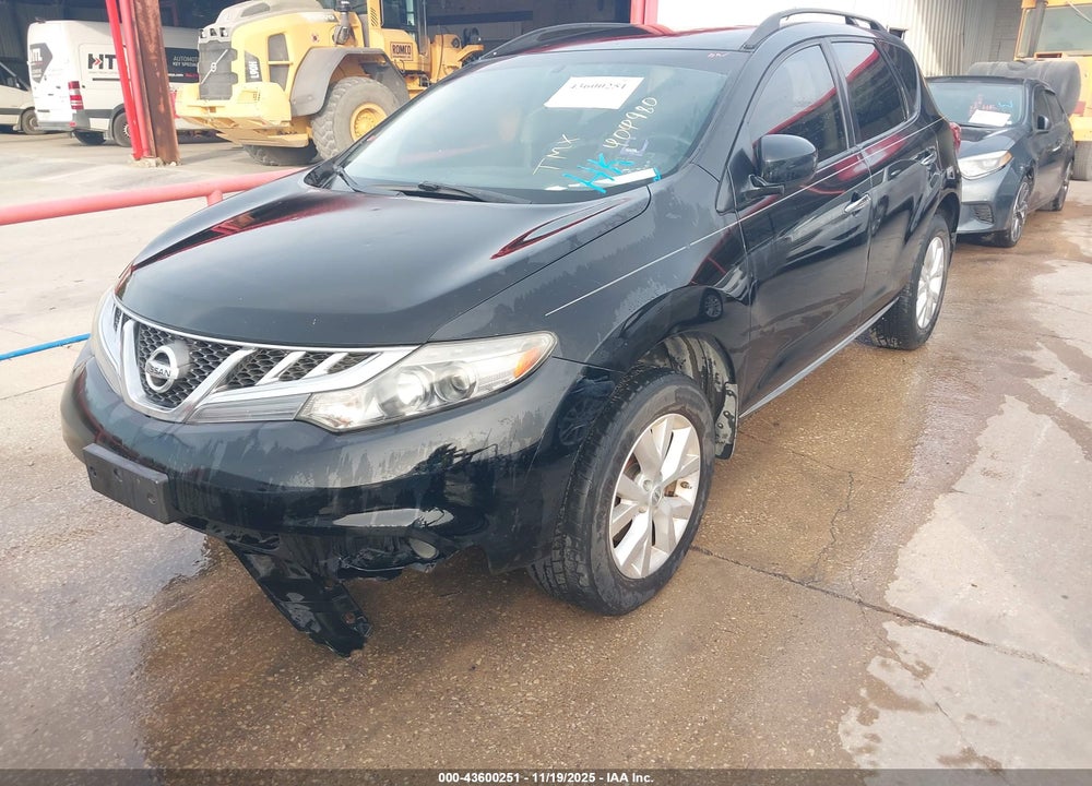 2014 NISSAN MURANO SV VIN: JN8AZ1MUXEW404980