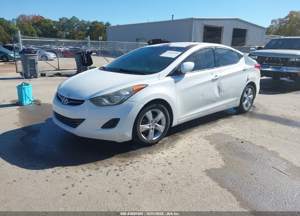 2013 HYUNDAI ELANTRA GLS VIN: 5NPDH4AE9DH261874