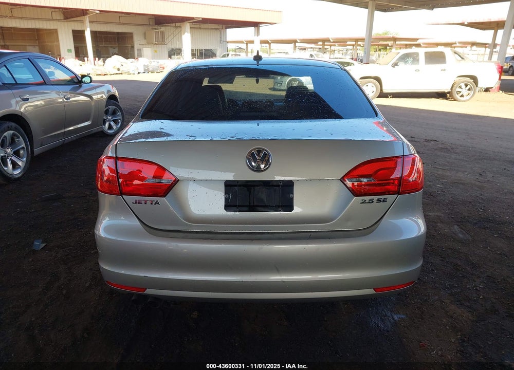 2012 VOLKSWAGEN JETTA 2.5L SE VIN: 3VWDP7AJ9CM455702