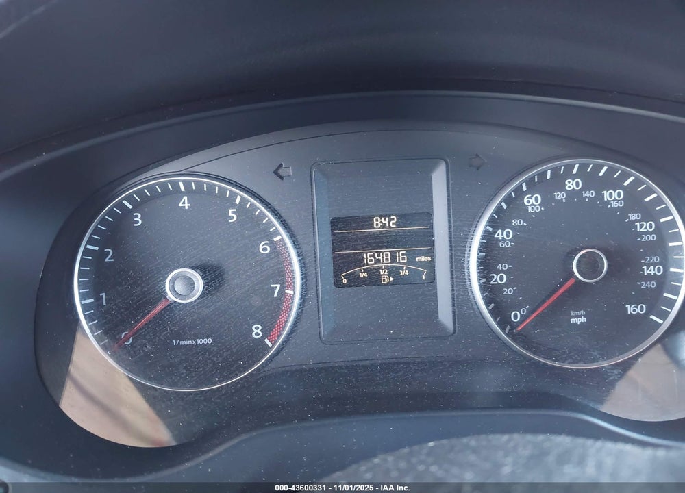 2012 VOLKSWAGEN JETTA 2.5L SE VIN: 3VWDP7AJ9CM455702