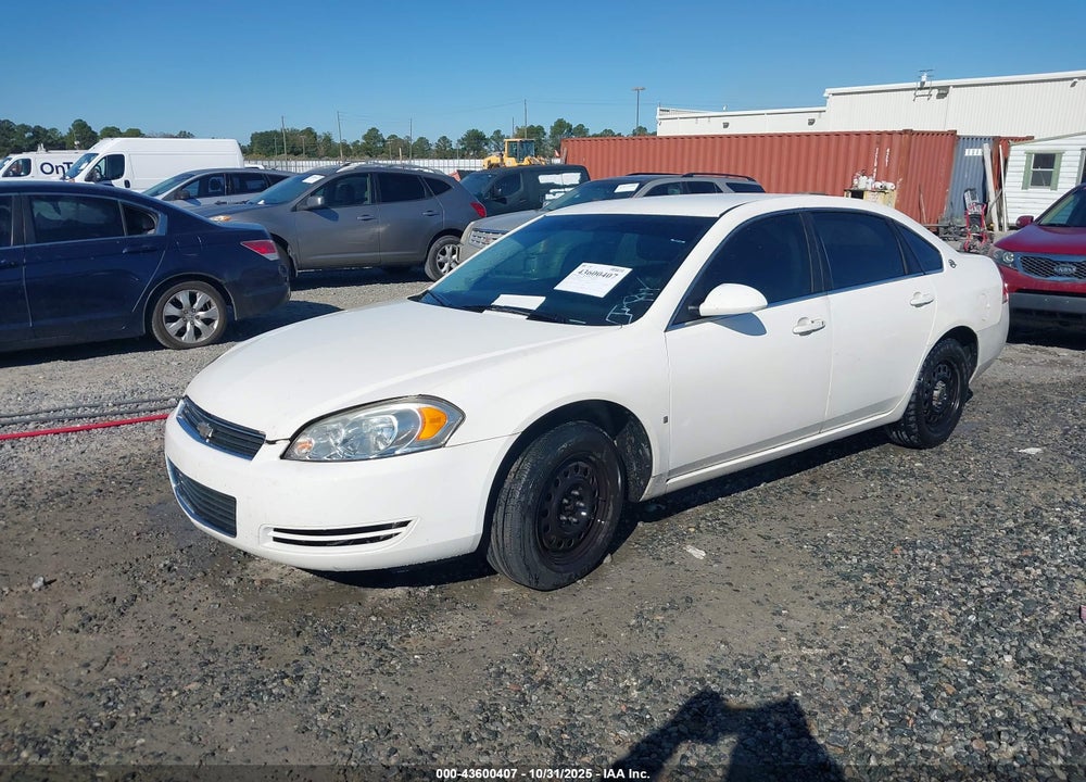 2008 CHEVROLET IMPALA POLICE VIN: 2G1WS553081379403