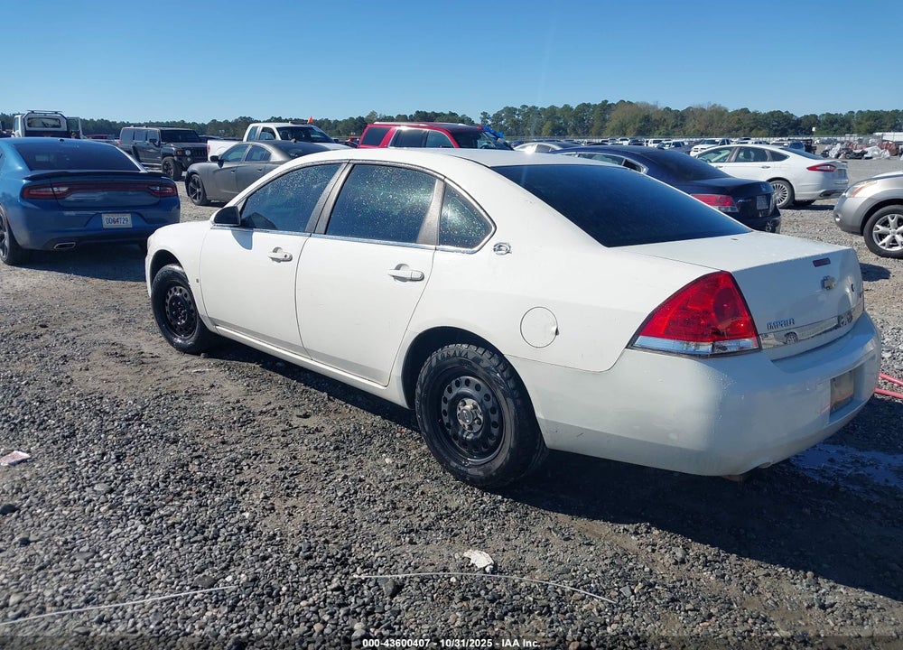2008 CHEVROLET IMPALA POLICE VIN: 2G1WS553081379403
