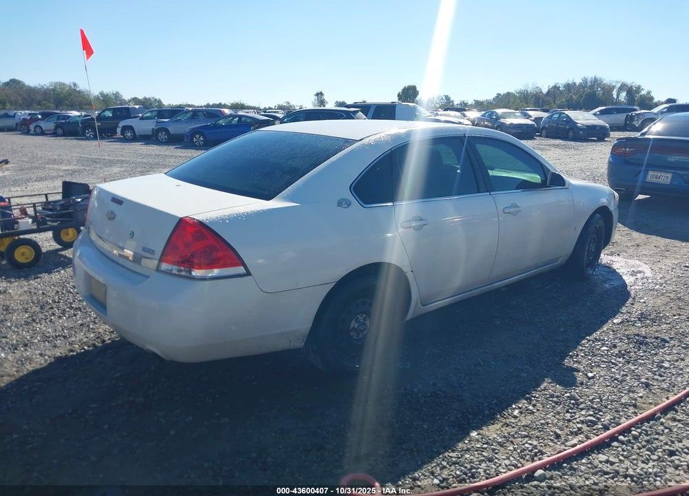 2008 CHEVROLET IMPALA POLICE VIN: 2G1WS553081379403