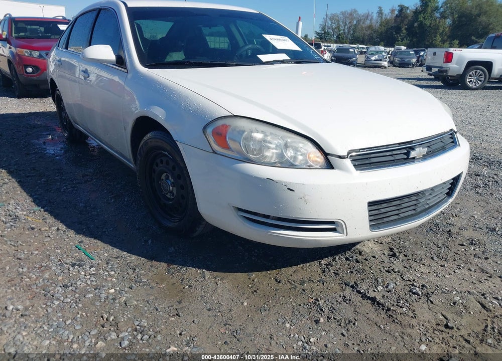 2008 CHEVROLET IMPALA POLICE VIN: 2G1WS553081379403