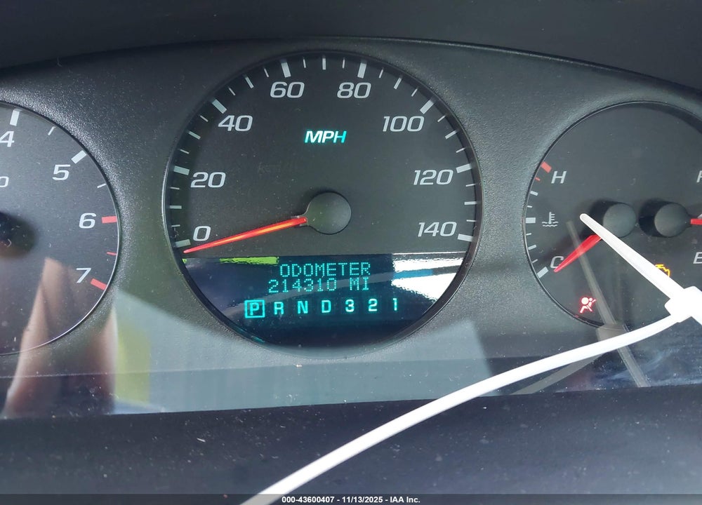 2008 CHEVROLET IMPALA POLICE VIN: 2G1WS553081379403