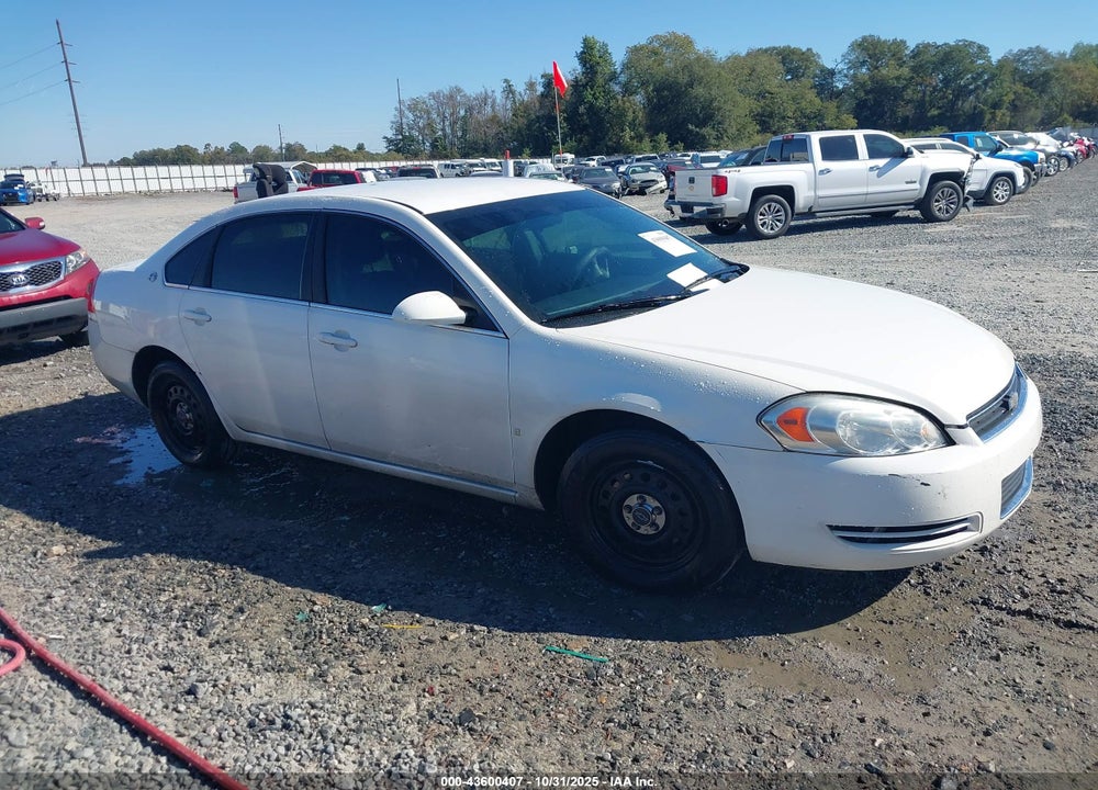 2008 CHEVROLET IMPALA POLICE VIN: 2G1WS553081379403