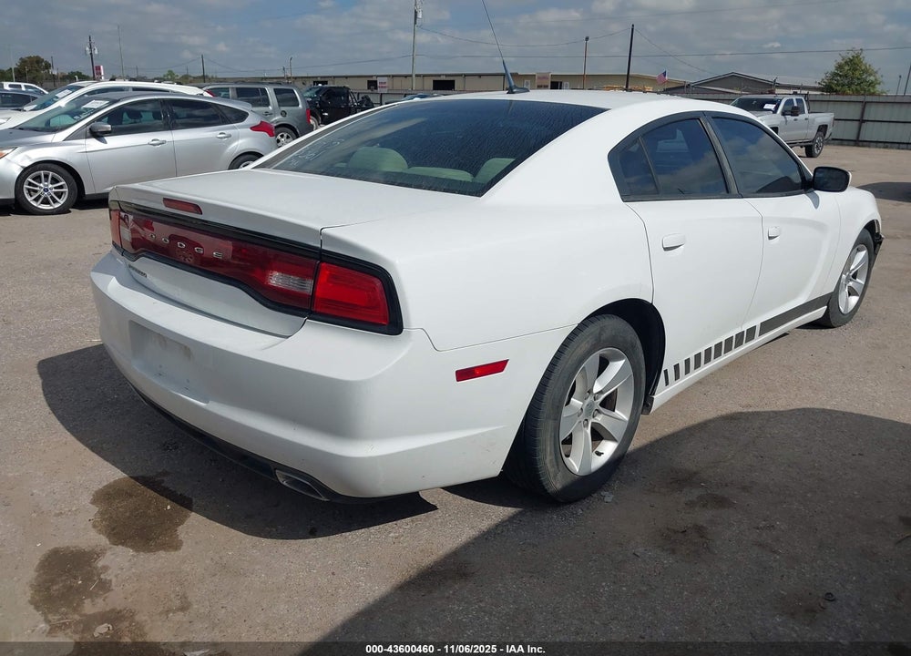 2012 DODGE CHARGER SE VIN: 2C3CDXBG4CH153361