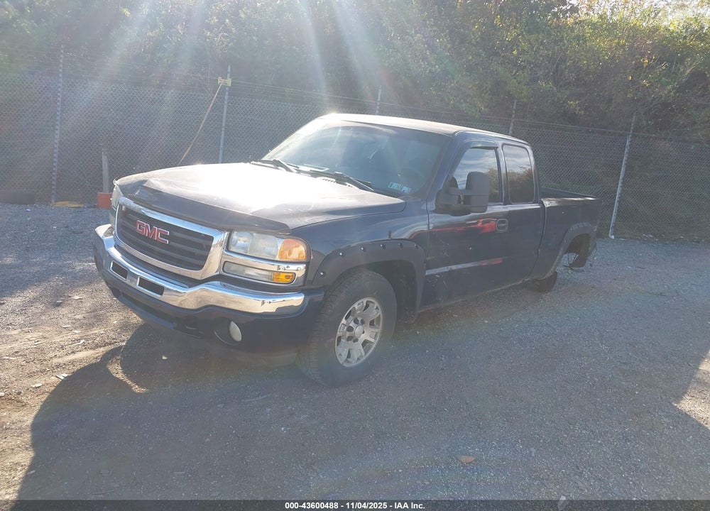 2005 GMC SIERRA 1500 SLE VIN: 1GTEK19Z75Z272295