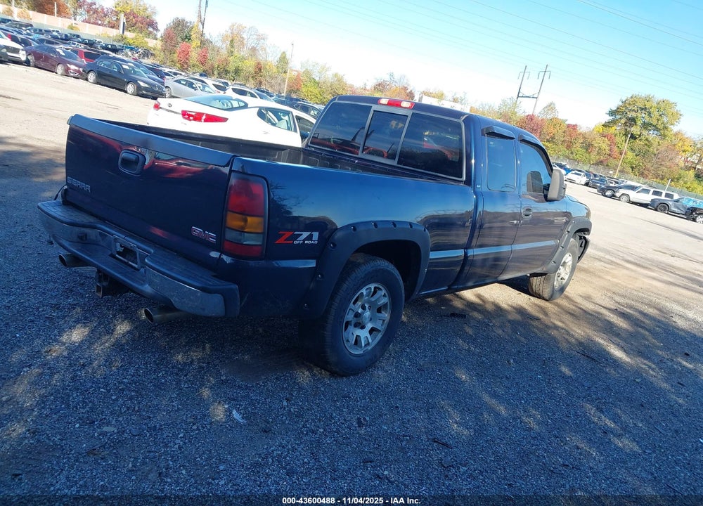 2005 GMC SIERRA 1500 SLE VIN: 1GTEK19Z75Z272295
