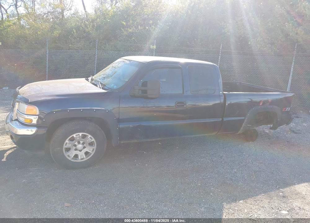 2005 GMC SIERRA 1500 SLE VIN: 1GTEK19Z75Z272295