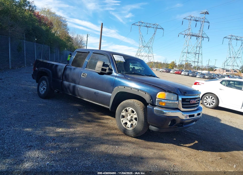 2005 GMC SIERRA 1500 SLE VIN: 1GTEK19Z75Z272295