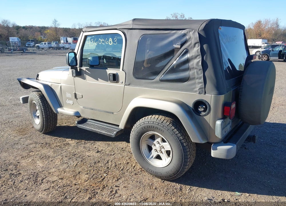 2004 JEEP WRANGLER SAHARA VIN: 1J4FA59S84P749824