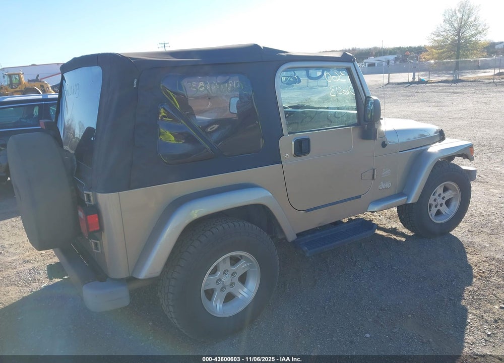 2004 JEEP WRANGLER SAHARA VIN: 1J4FA59S84P749824
