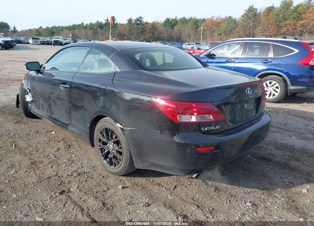 2010 LEXUS IS 250C VIN: JTHFF2C29A2509574