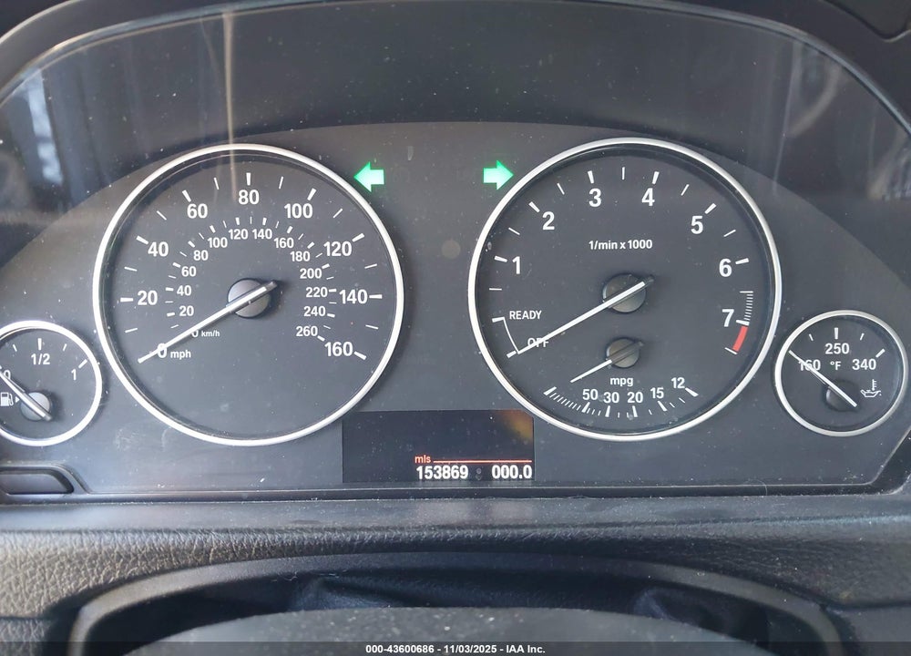 2012 BMW 328I VIN: WBA3C1C53CF432047