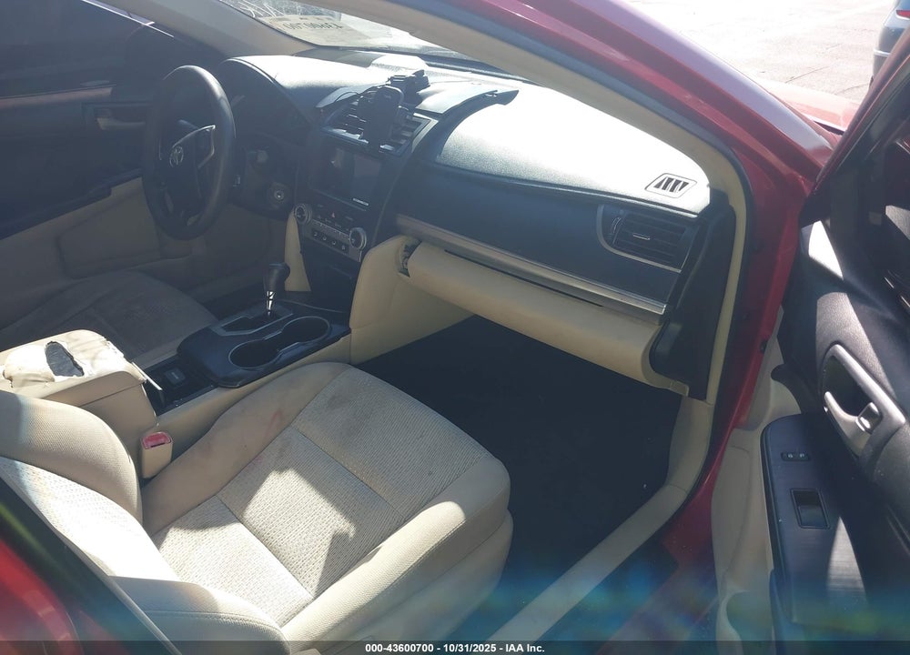 2012 TOYOTA CAMRY LE VIN: 4T4BF1FK0CR179760