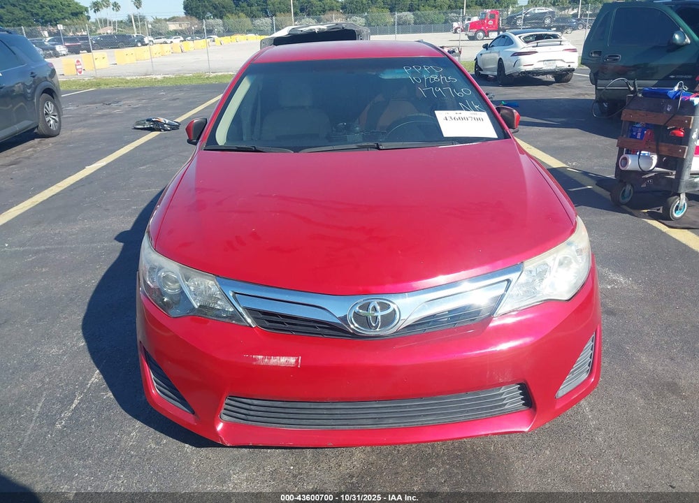 2012 TOYOTA CAMRY LE VIN: 4T4BF1FK0CR179760