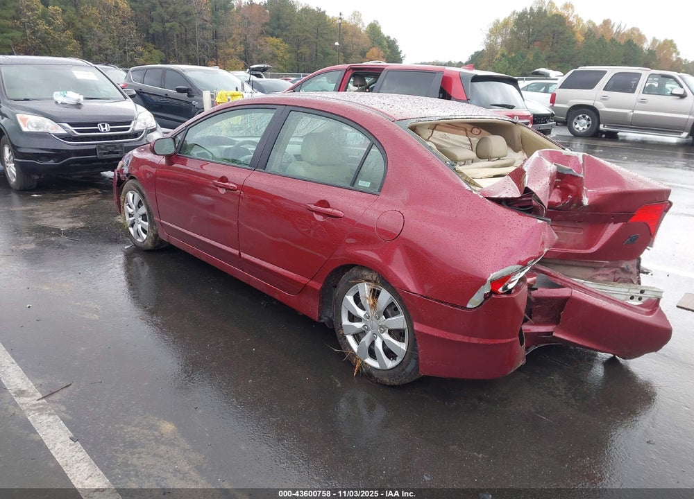 2008 HONDA CIVIC VIN: 1HGFA16578L073765