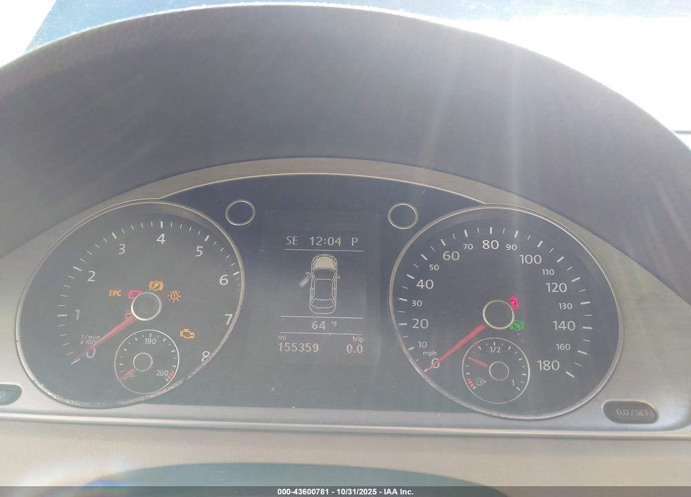 2013 VOLKSWAGEN CC VIN: WVWBN7AN2DE560737