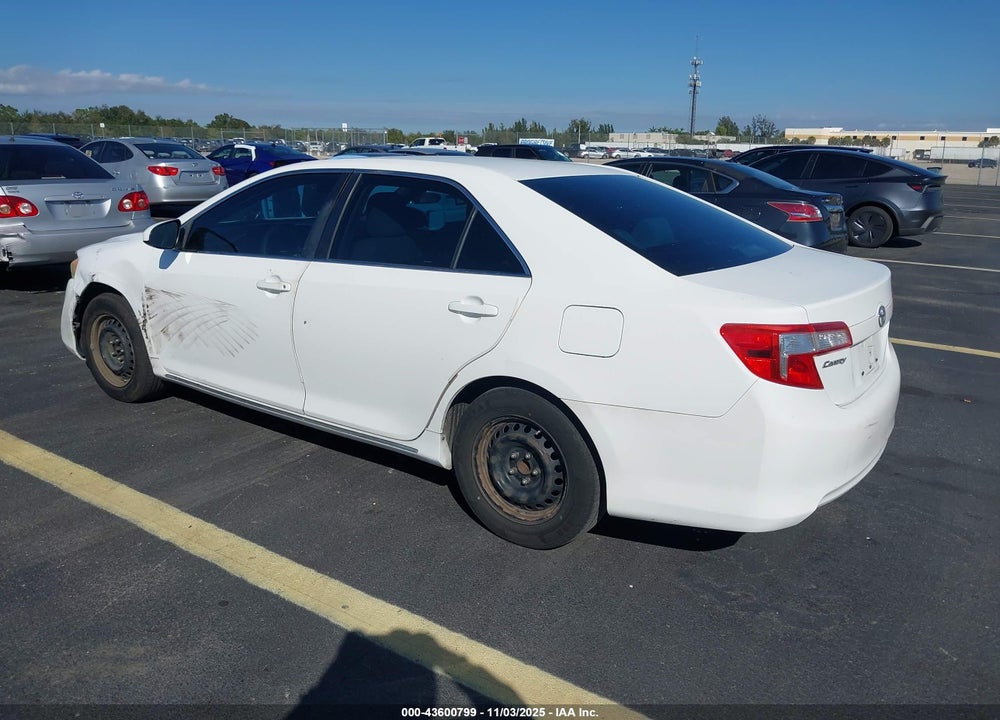 2012 TOYOTA CAMRY LE VIN: 4T1BF1FK1CU568451