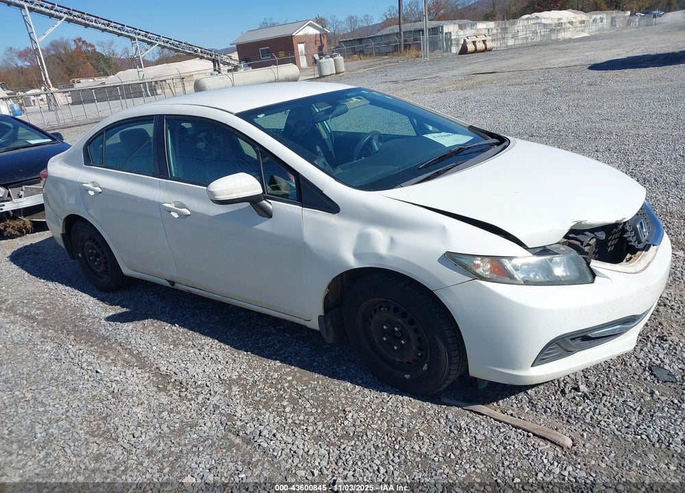 2014 HONDA CIVIC LX VIN: 2HGFB2F51EH552419