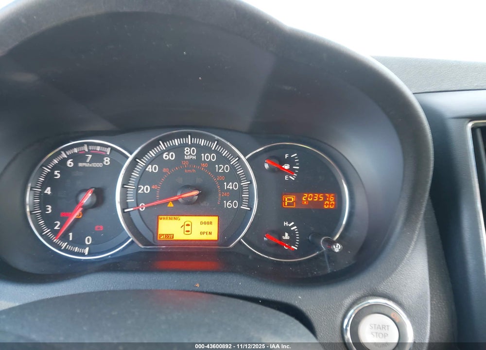 2011 NISSAN MAXIMA 3.5 SV VIN: 1N4AA5AP3BC838217