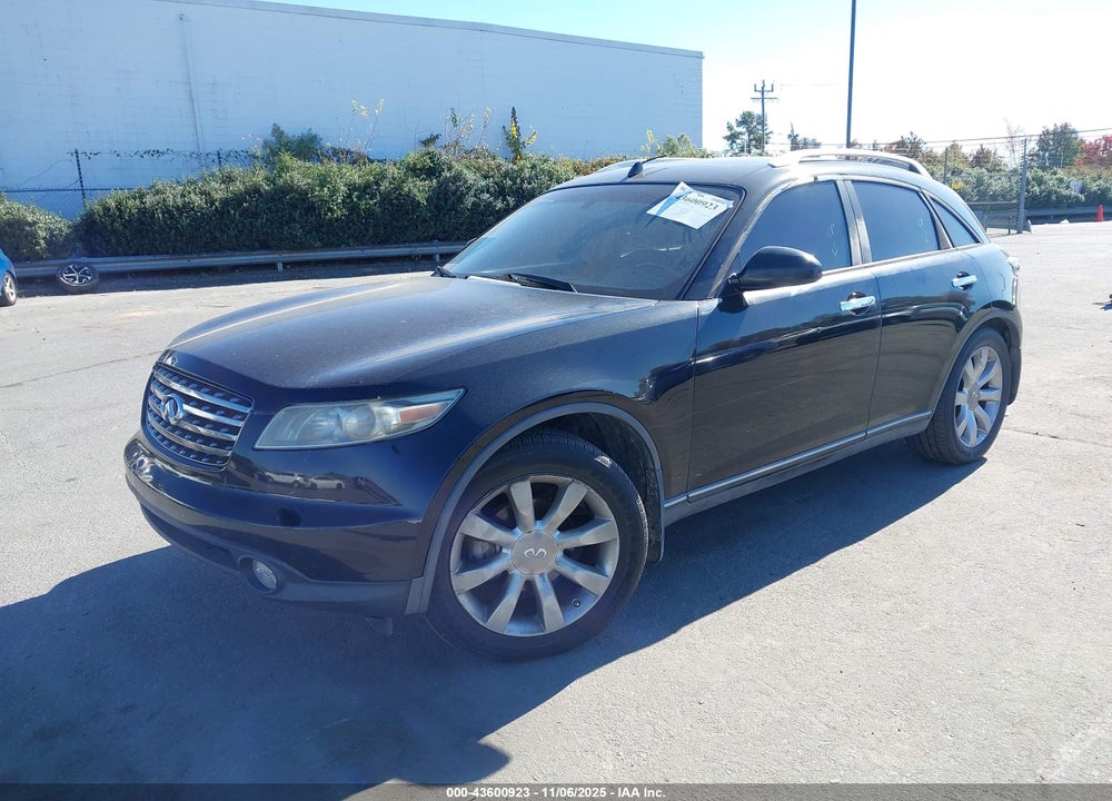 2005 INFINITI FX35 VIN: JNRAS08U85X107253