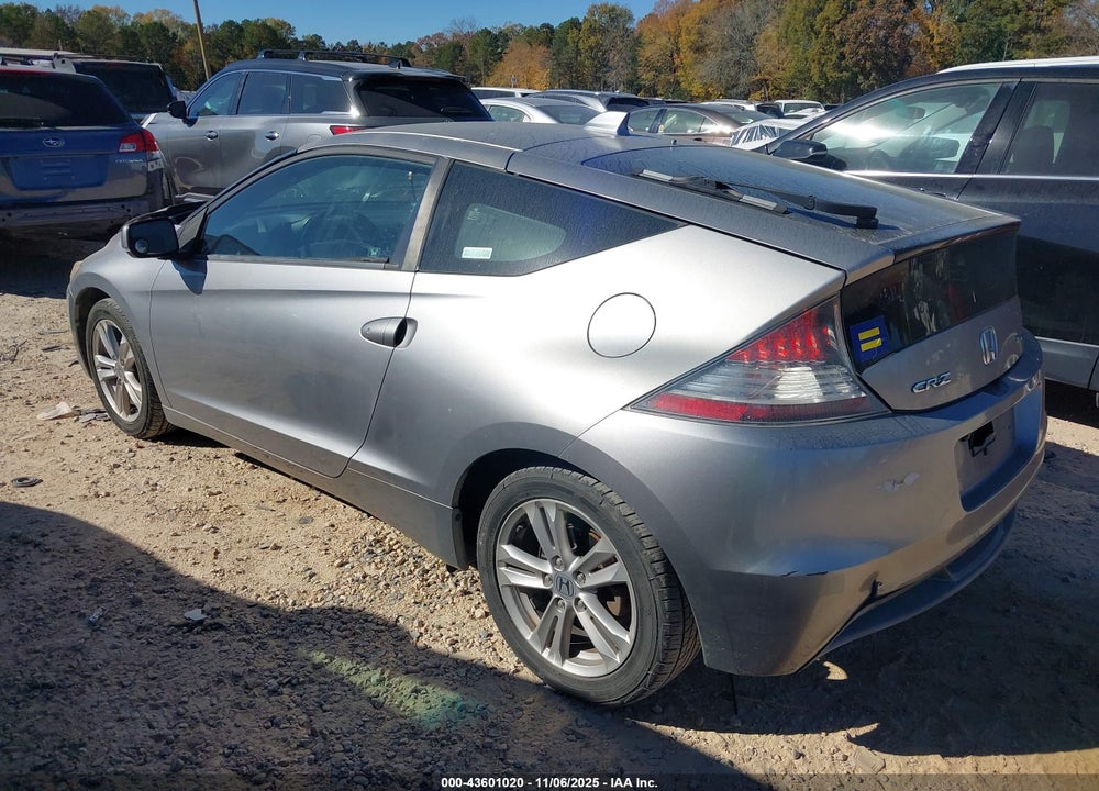 2011 HONDA CR-Z EX VIN: JHMZF1D67BS011657