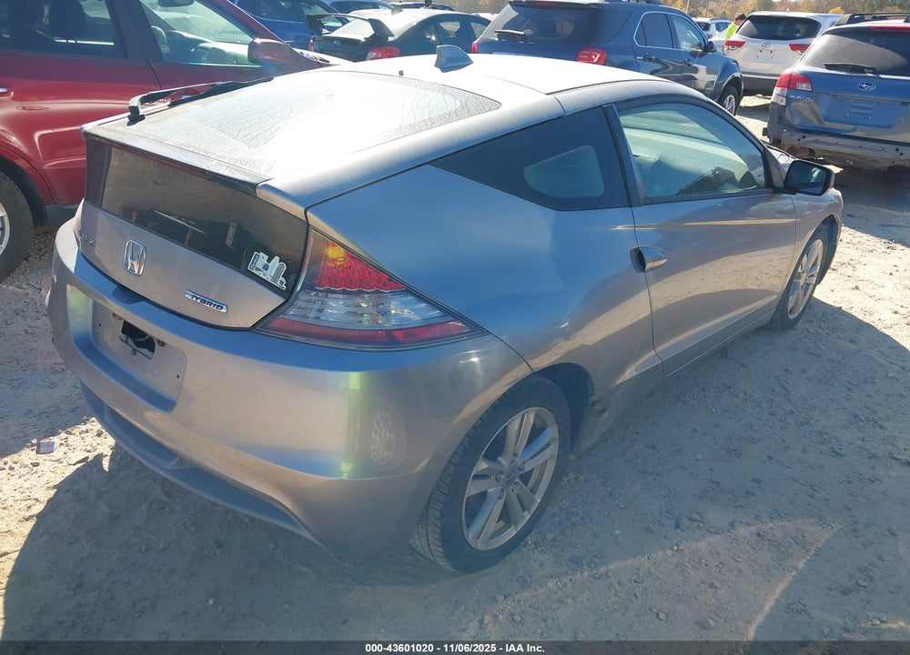 2011 HONDA CR-Z EX VIN: JHMZF1D67BS011657