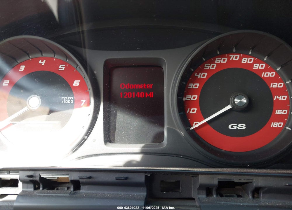 2009 PONTIAC G8 GT VIN: 6G2EC57Y69L216167