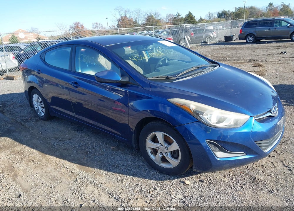2016 HYUNDAI ELANTRA SE VIN: 5NPDH4AE7GH761388