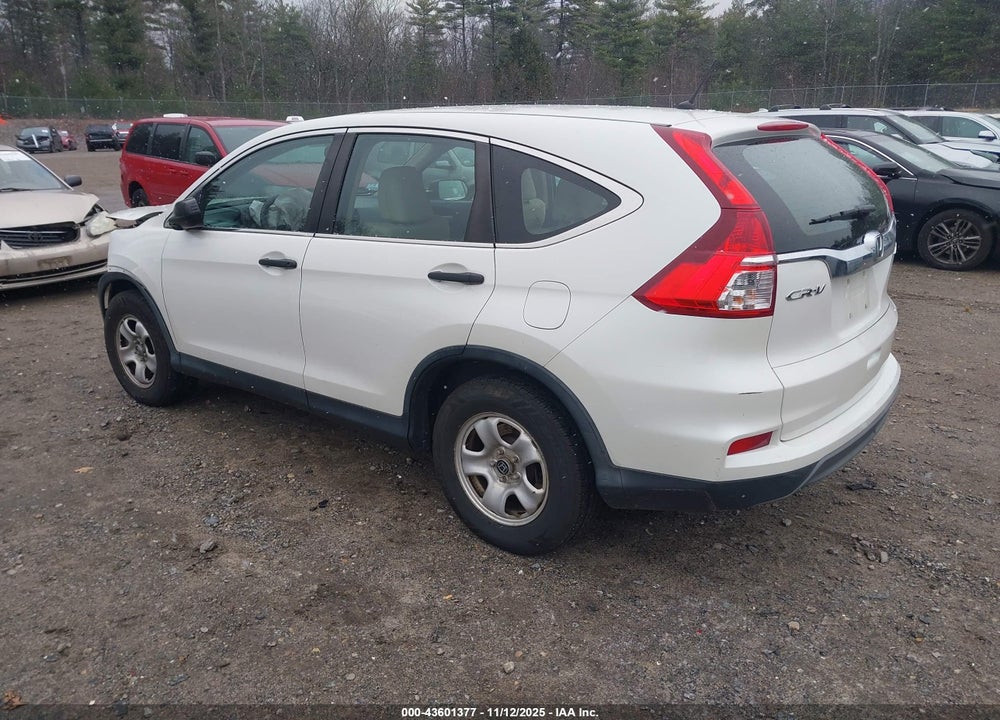 2015 HONDA CR-V LX VIN: 5J6RM4H35FL021526