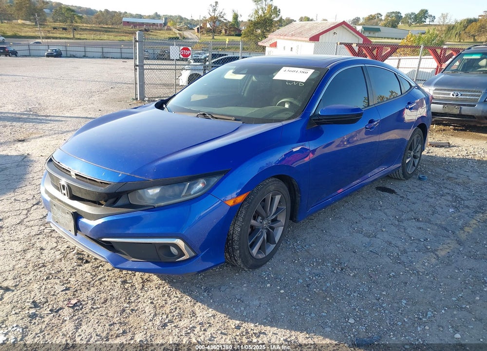 2019 HONDA CIVIC EX VIN: 19XFC1F38KE002470