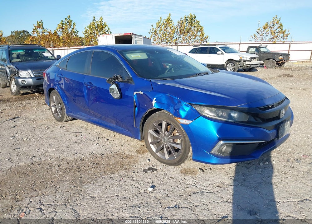 2019 HONDA CIVIC EX VIN: 19XFC1F38KE002470