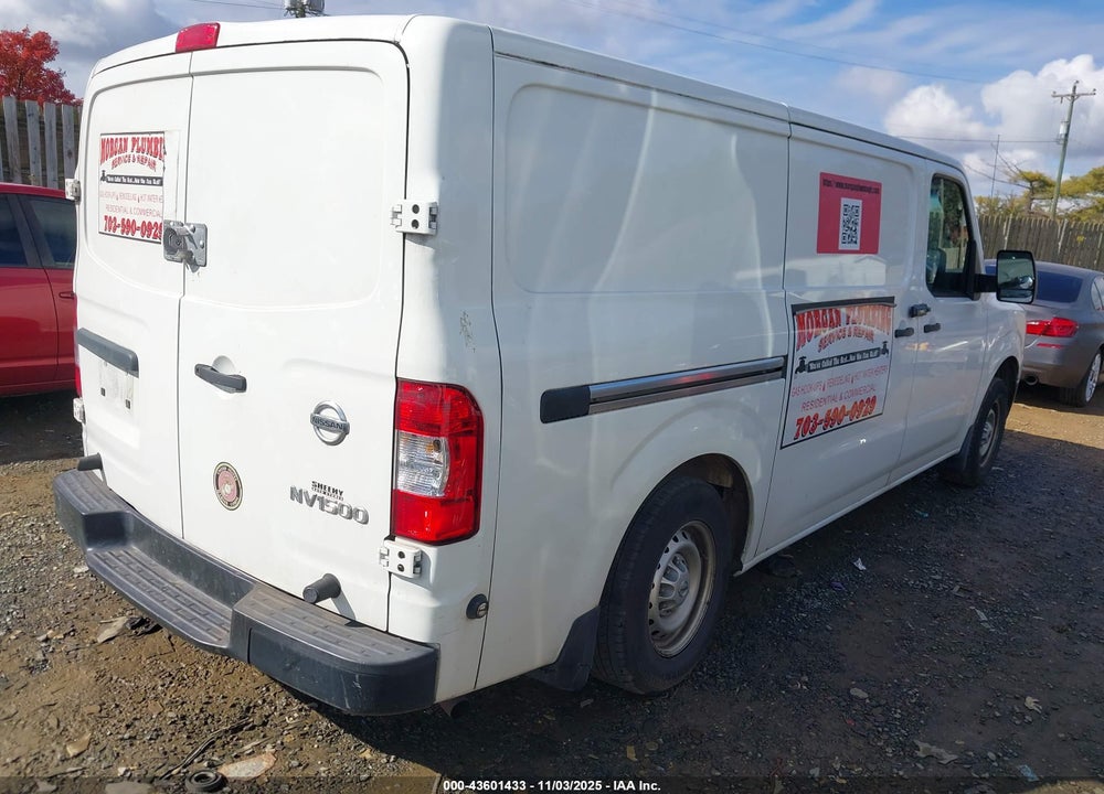 2019 NISSAN NV CARGO NV1500 S V6 VIN: 1N6BF0KM1KN802860