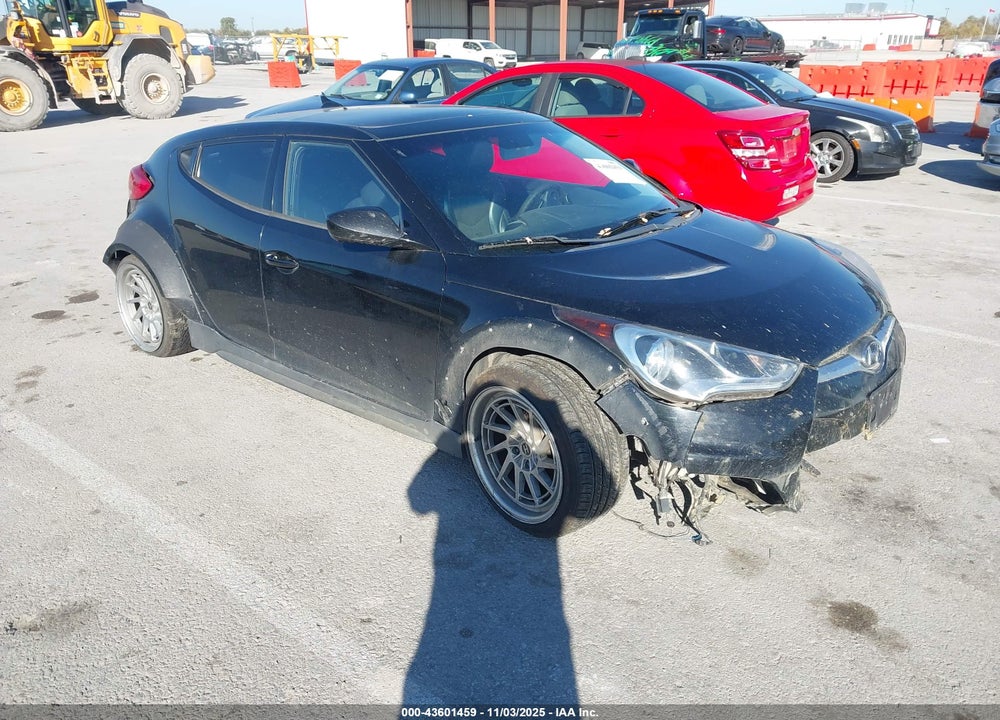 2013 HYUNDAI VELOSTER BASE W/BLACK VIN: KMHTC6AD2DU092229