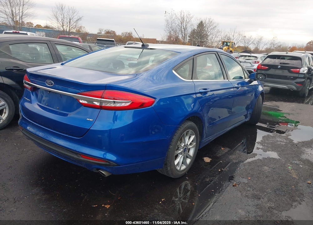 2017 FORD FUSION SE VIN: 3FA6P0H73HR193950