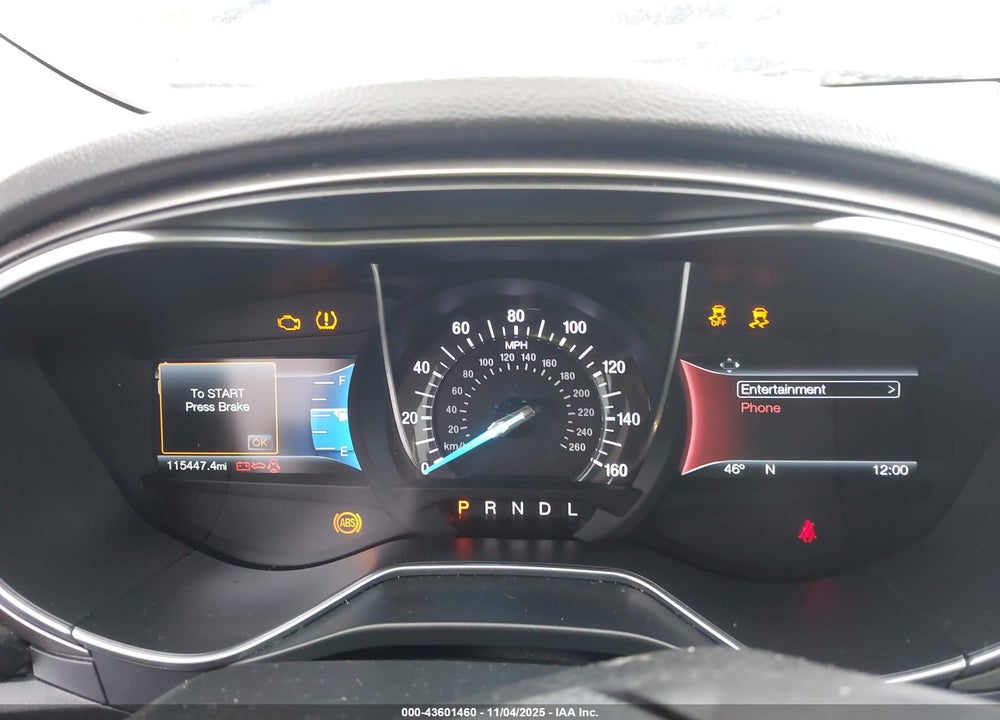 2017 FORD FUSION SE VIN: 3FA6P0H73HR193950