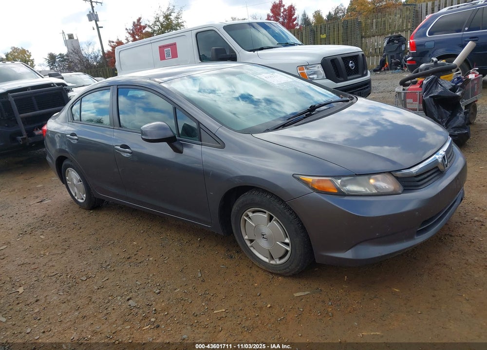 2012 HONDA CIVIC HF VIN: 2HGFB2F66CH553992