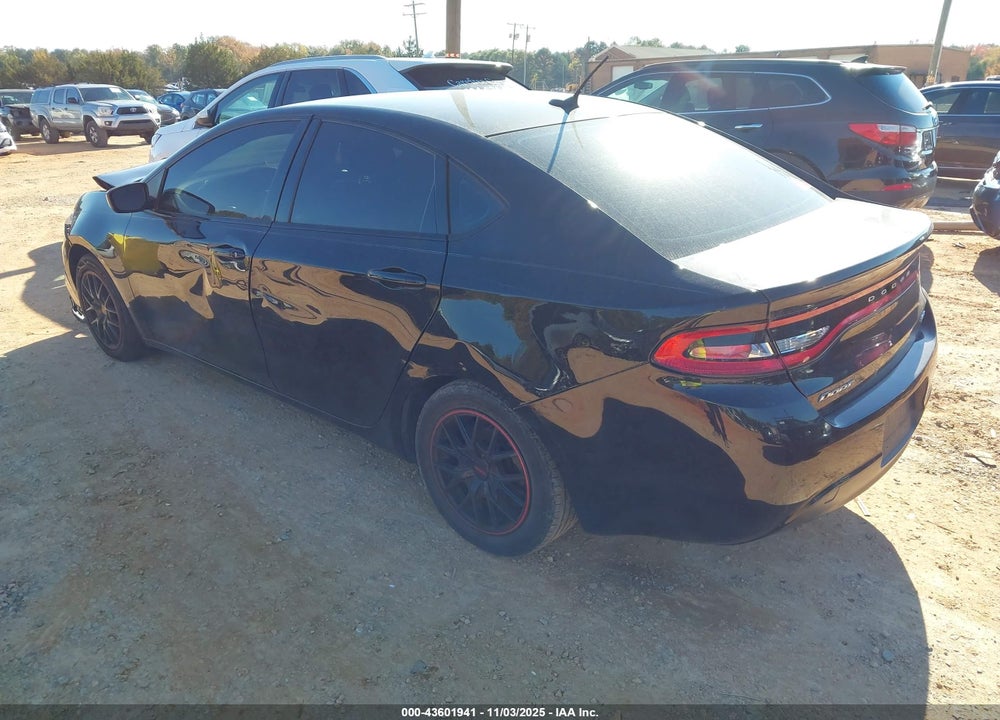 2015 DODGE DART SXT VIN: 1C3CDFBB2FD330506