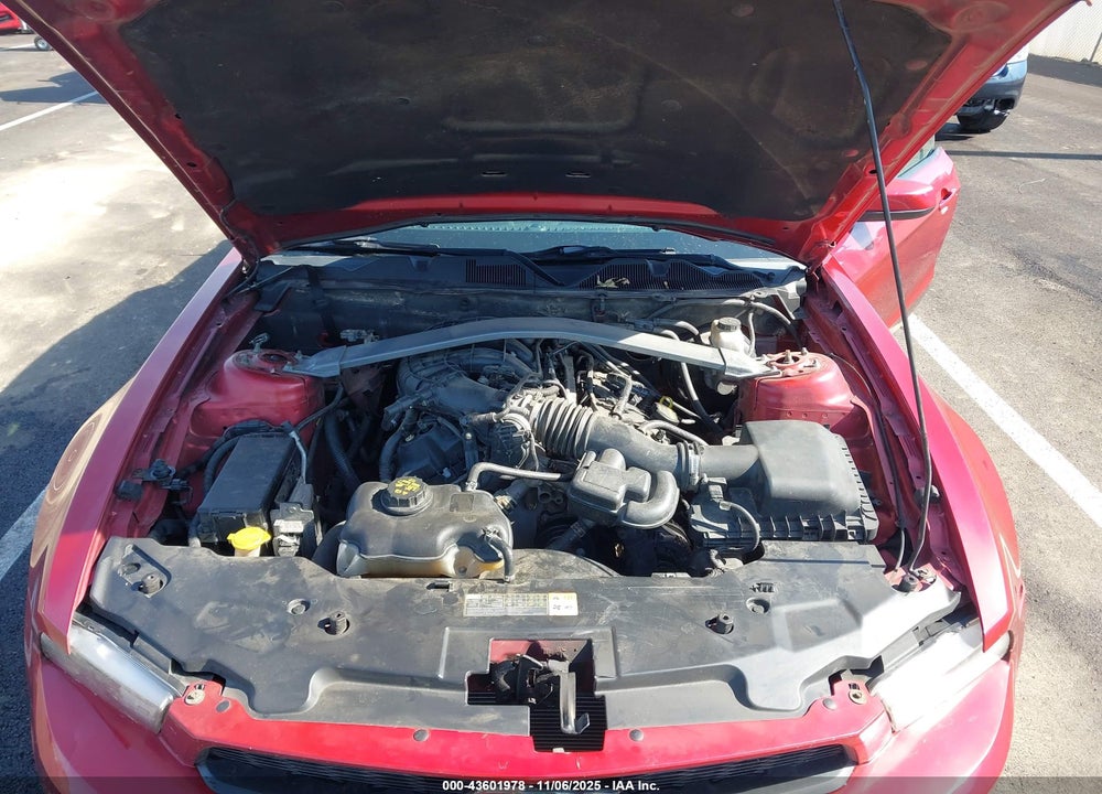 2011 FORD MUSTANG V6 PREMIUM VIN: 1ZVBP8EM0B5102786