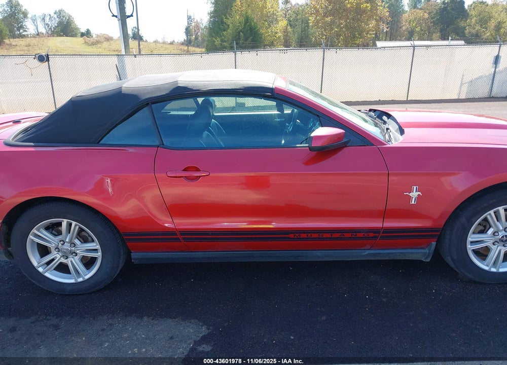 2011 FORD MUSTANG V6 PREMIUM VIN: 1ZVBP8EM0B5102786