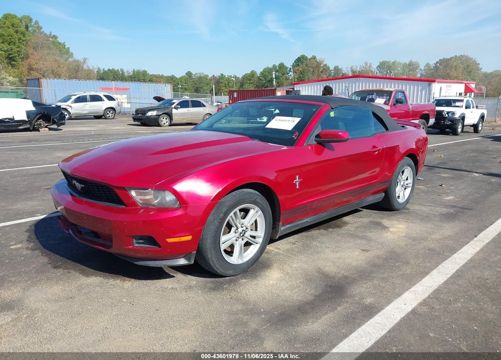 2011 FORD MUSTANG V6 PREMIUM VIN: 1ZVBP8EM0B5102786