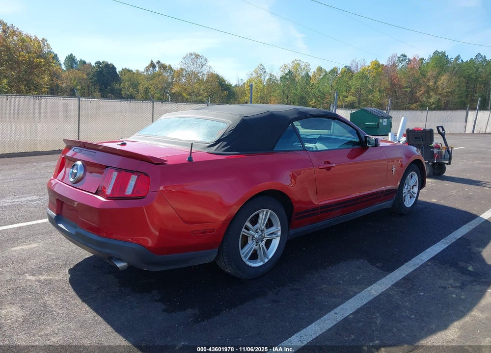 2011 FORD MUSTANG V6 PREMIUM VIN: 1ZVBP8EM0B5102786
