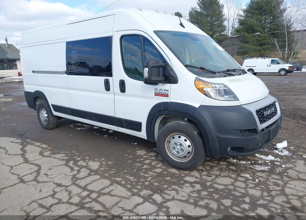 2022 RAM PROMASTER 2500 HIGH ROOF 159 WB VIN: 3C6LRVDG3NE123255