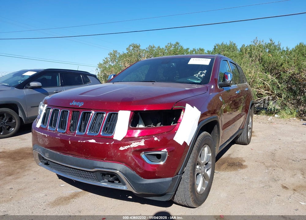 2016 JEEP GRAND CHEROKEE LIMITED VIN: 1C4RJFBG4GC405806