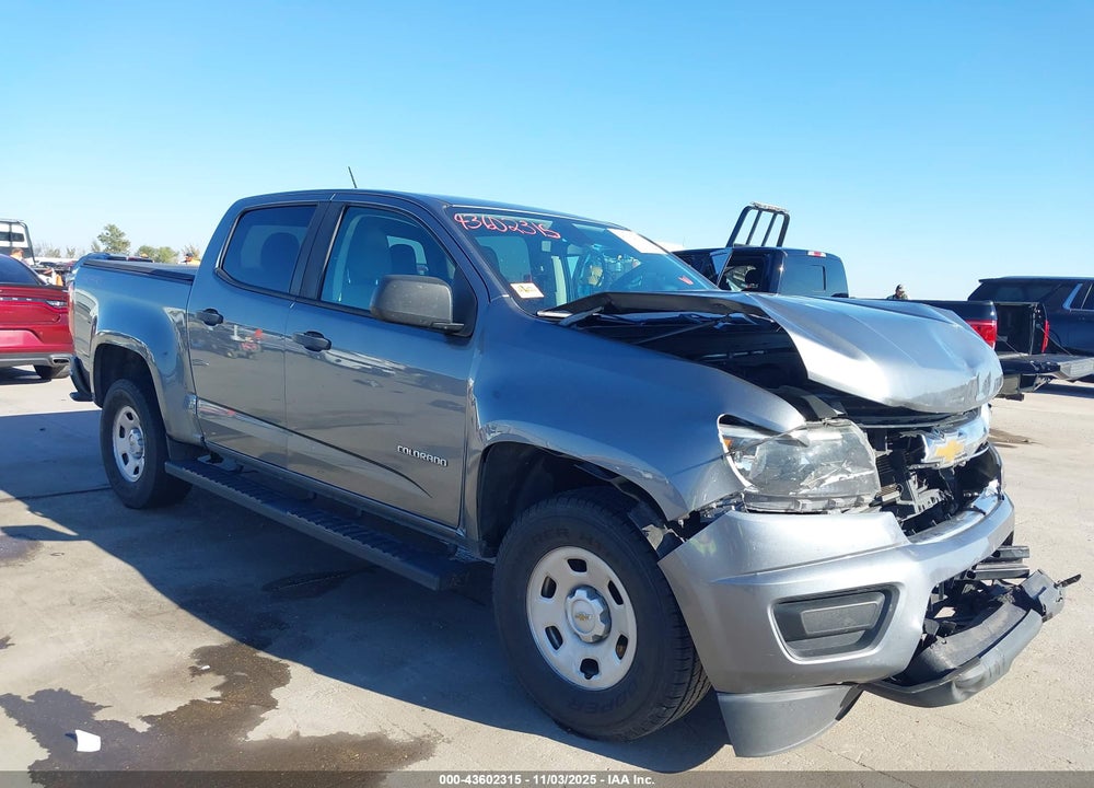2020 CHEVROLET COLORADO 4WD SHORT BOX WT VIN: 1GCGTBENXL1201229