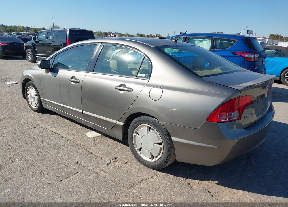 2008 HONDA CIVIC HYBRID VIN: JHMFA36248S019487