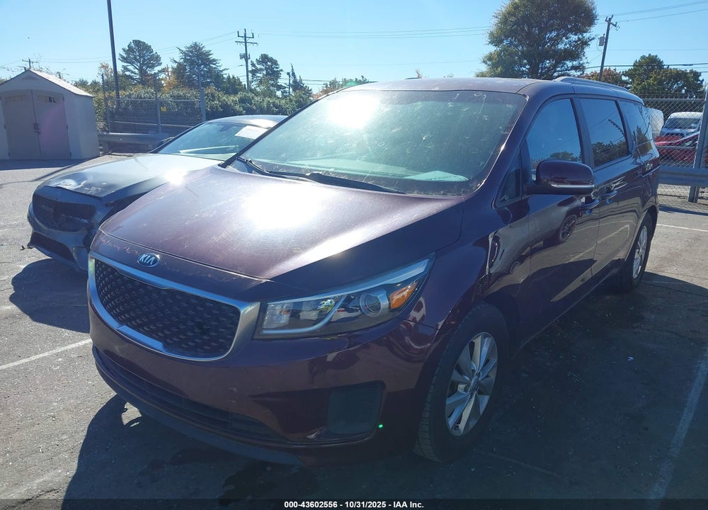 2016 KIA SEDONA LX VIN: KNDMB5C19G6189185