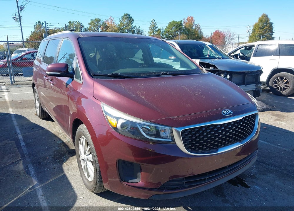 2016 KIA SEDONA LX VIN: KNDMB5C19G6189185